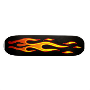 Skate quente das chamas