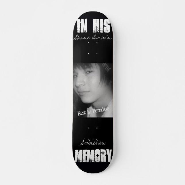 Skate R.I.P. Shane (Frente)