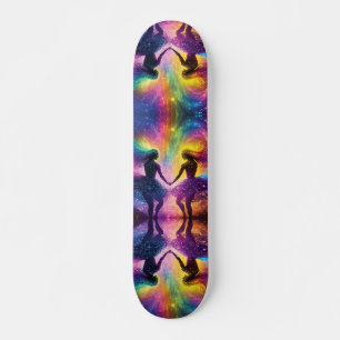 Skate Rainbow Cosmic Amantes Galáxias Femininas Energy S