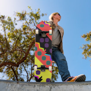 Skate Rainbow Jagged Geo