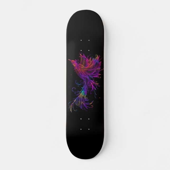 Skate Rainbow Phoenix Bird (Frente)