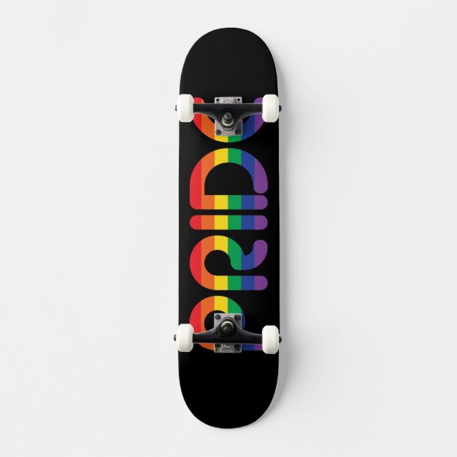 Skate Rainbow Pride Balloon Letters (Frente)