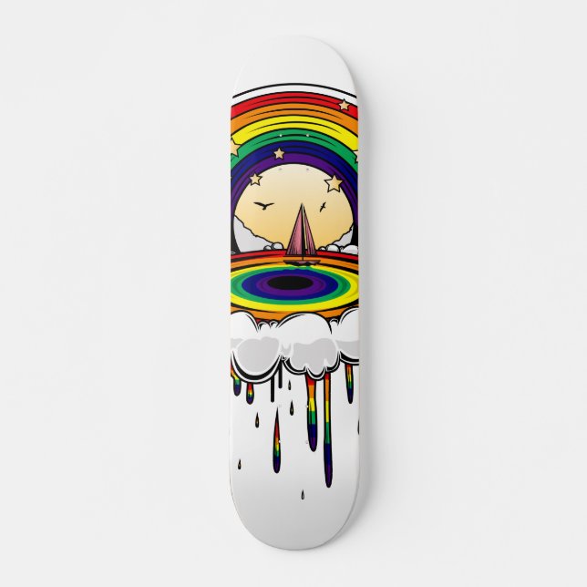 Skate Rainbow Rain (Frente)
