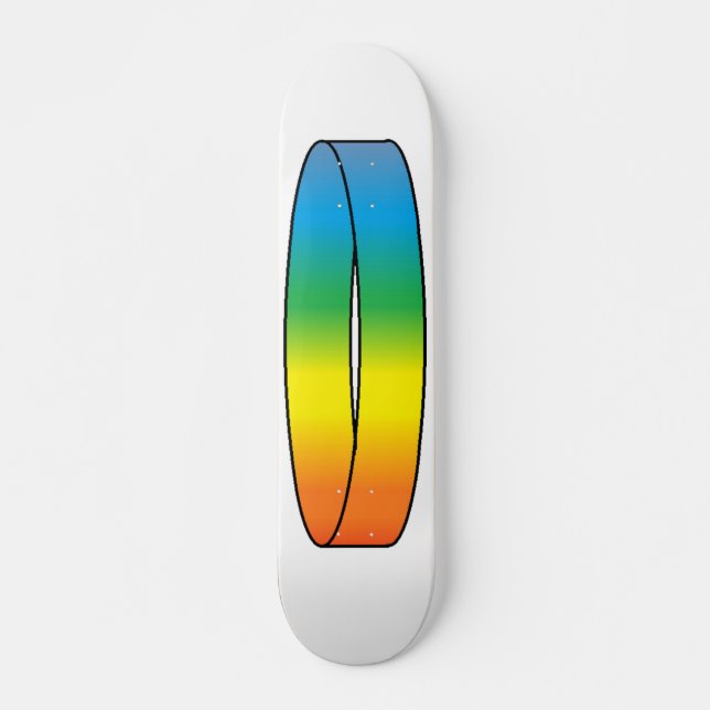 Skate Rainbow Ring Skatedeck (Frente)
