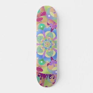 Skate Rainbow Song Mandala 