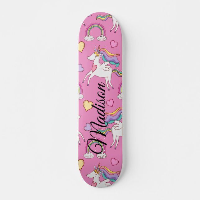 Skate Rainbow unicorn  (Frente)