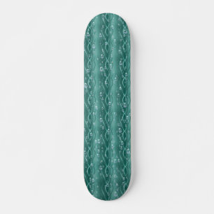 Skate Raindrops on green Metal