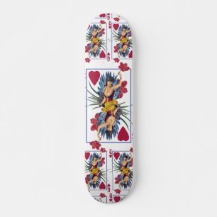 Skate Rainha dos corações e das flores