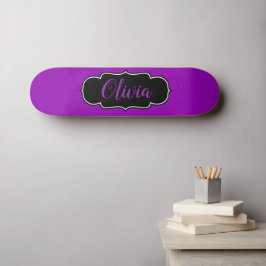 Skate Raparigas Personalizadas Roxas Vibrantes