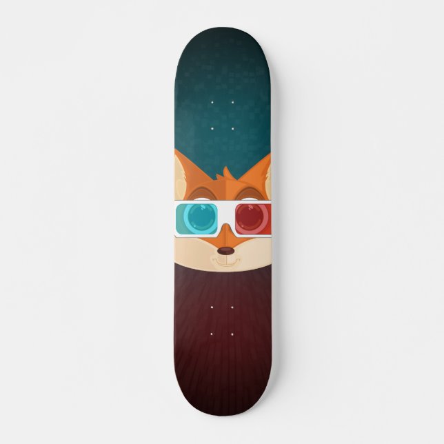 Skate Raposa - 3D (Frente)