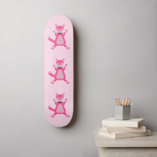 Skate Raposa-Bebê Rosa bonito