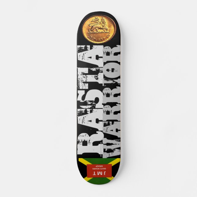 skate RASTA WARRIOR (Frente)