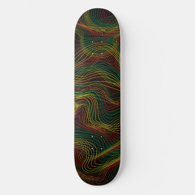 Skate Rasta Waves (Frente)