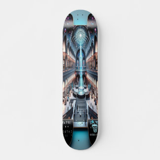 Skate "Raygun Gothic Futurística Art Museum Deck"