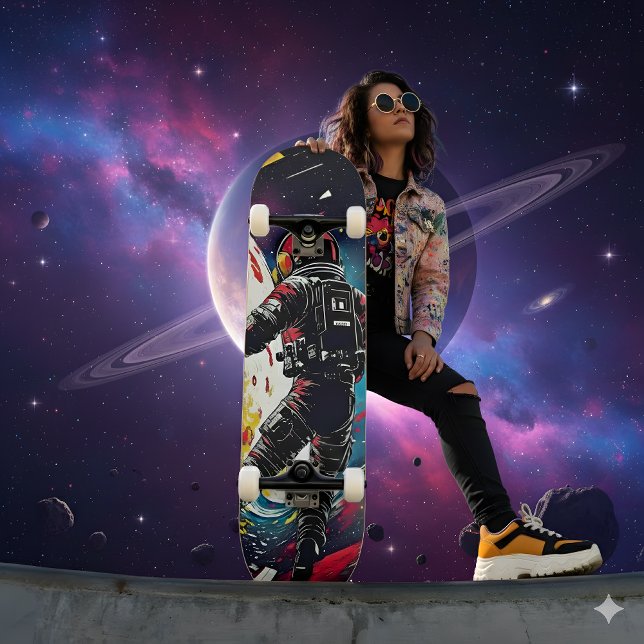 Skate Realidade destruída - Astronauta Artística (Criador carregado)