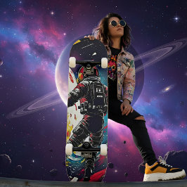 Skate Realidade Destruída - Astronauta do Cruzador Cósmi