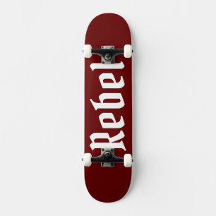 Skate Rebel maroon bg