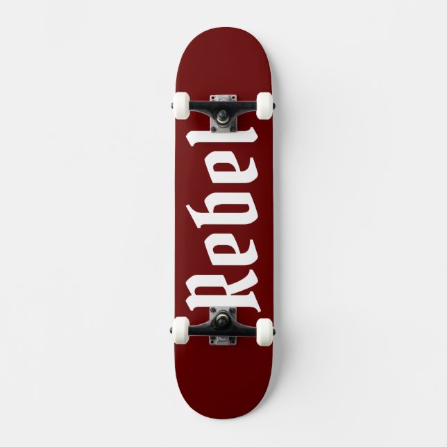 Skate Rebel maroon bg (Frente)