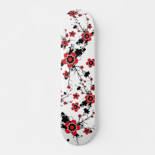 Skate Red Cherry Blossom Sakura Design