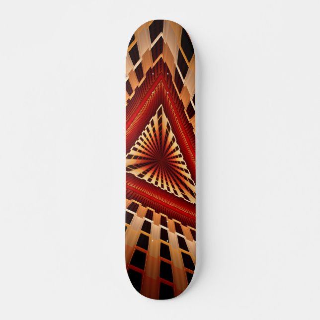 Skate Rede Moderna de Fantasia 3D de Design Gráfico Frac (Frente)