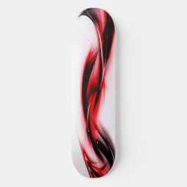 Skate Redemoinho Vermelho Abstrato