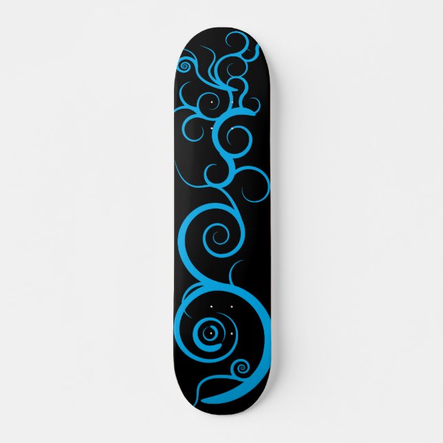 Skate Redemoinhos azuis (Frente)