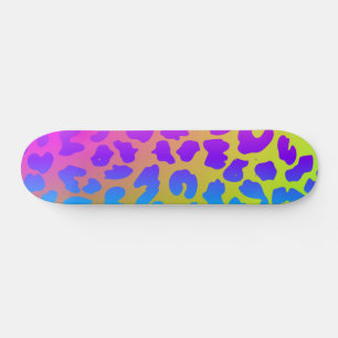 Skate Refletor de Inspiração Colorida de Padrão  