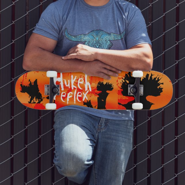 Skate reflexo hukeh (Ao ar livre 3)