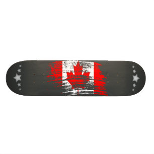 Skate Refrigere o design canadense da bandeira