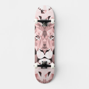 Skate Regal Rose Geometric Lion Head