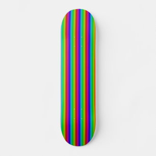 Skate Regenbogen em Streifen