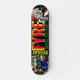Skate REGGAE FYRE JMTSkateboard, deck de 7 ¾"