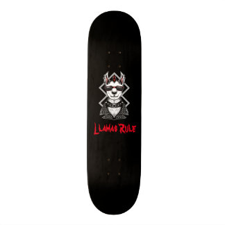 Skate Regra de Llamas de Rock Punk