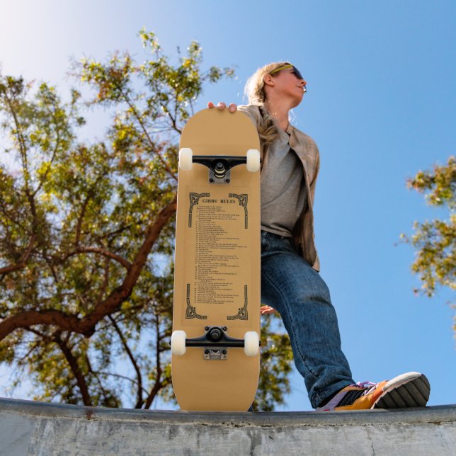 Skate regras de Gibbs (Ao ar livre 1)