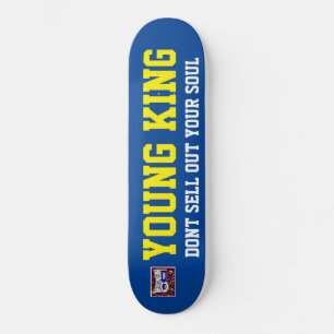 SKATE REI JOVEM NÃO VENDA SUA ALMA / JMT SKATEBOARDS