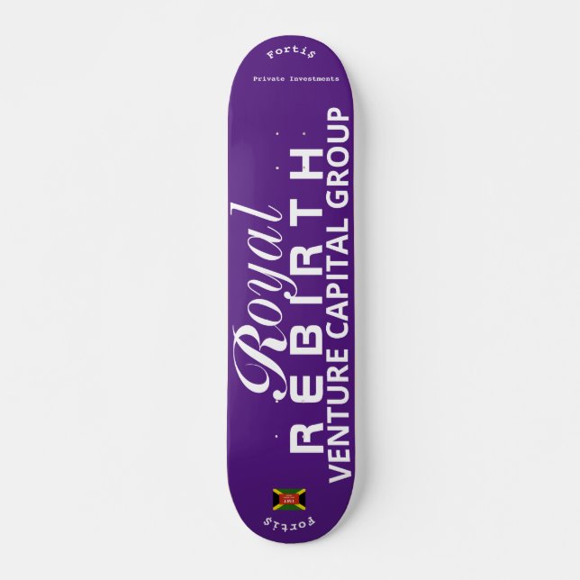 Skate RENASCIMENTO REAL  VCG Skateboard, 7¾" Deck (Frente)