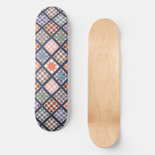 Skate Reprodução de um Quilt Vintage de 1886