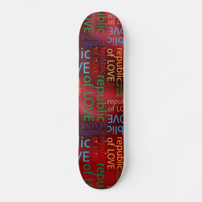 Skate República do amor (Frente)