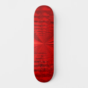 Skate Resplandecente Vermelho Brilhante