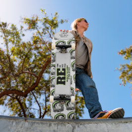 Skate Rethink Reduce Reuse Recycle Save Earth