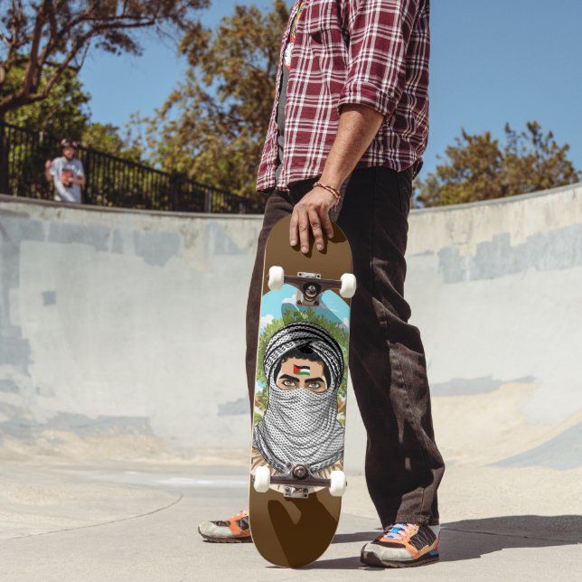 Skate Retrato do Combate à Liberdade na Palestina (Ao ar livre 2)
