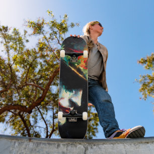 Skate Retrato Festivo do Joker de Natal