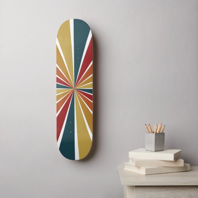 Skate Retrô (Arte de parede)