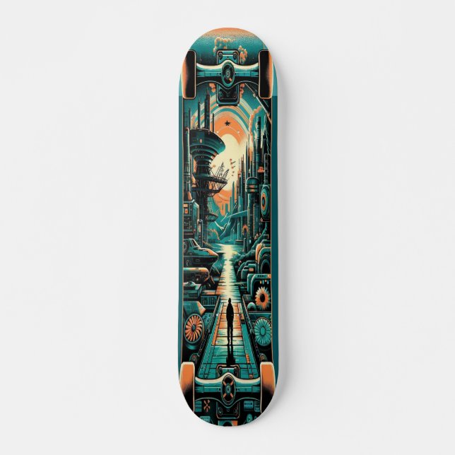 Skate "Retro Dystopia Deck" (Frente)