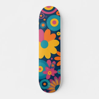 Skate Retro Floral Burst