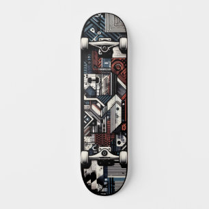 Skate Retro-Futurista de Tecnologia Rua 20