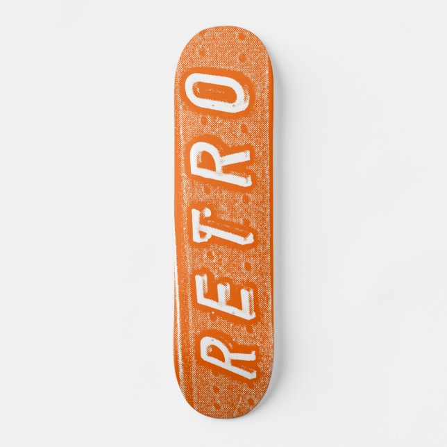 Skate Retro - Laranja (Frente)