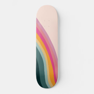 Skate Retro Rainbow Wave #1 #wall #art