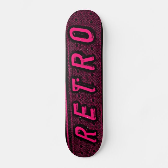 Skate Retroativo - Vermelho e Preto (Frente)