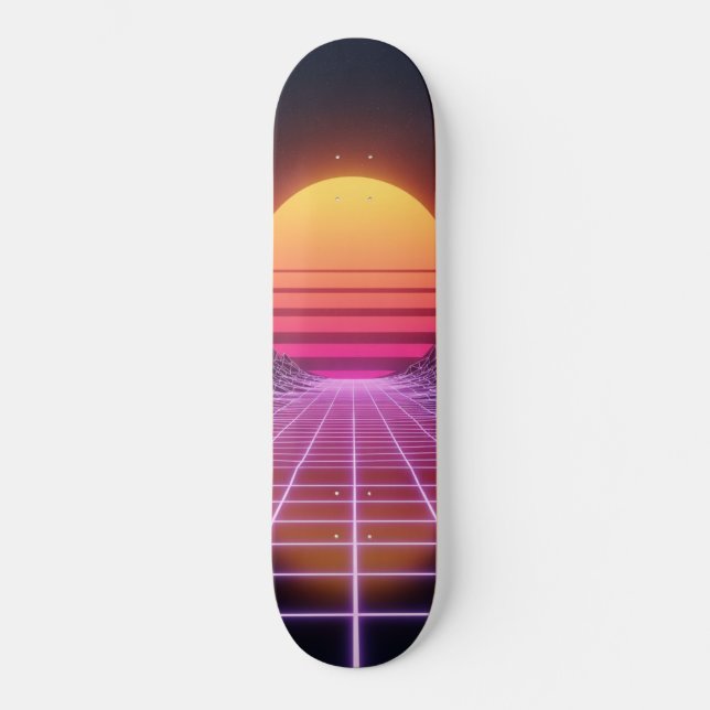 Skate Retrowave Landscape (Frente)